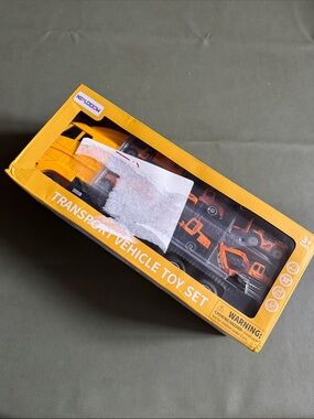 Kids Transport Vehicle Toy Set - Orange